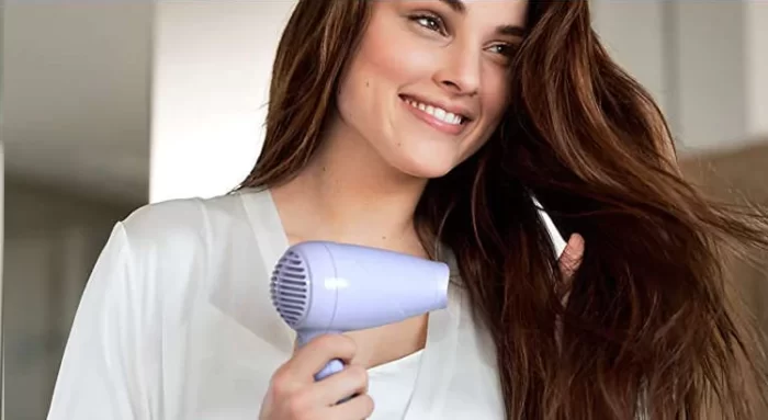 Philips HP8643/56 1000 Watts Hair Dryer and Straightener Combo, Miss Fresher's Styling Kit, Purple - Image 2