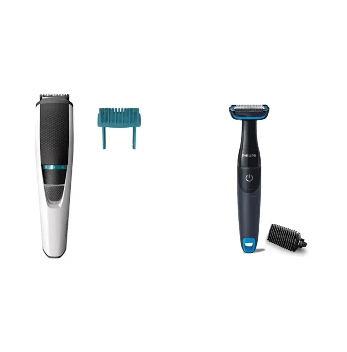 Philips Beard Trimmer (BT3203/25) & Body Groomer (BG1023/15) Combo, Multicolor - Image 2
