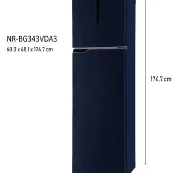 Panasonic Frost Free 336 L Blue NR-TG353CPAN Double Door 3 Star BEE Rating - Image 3