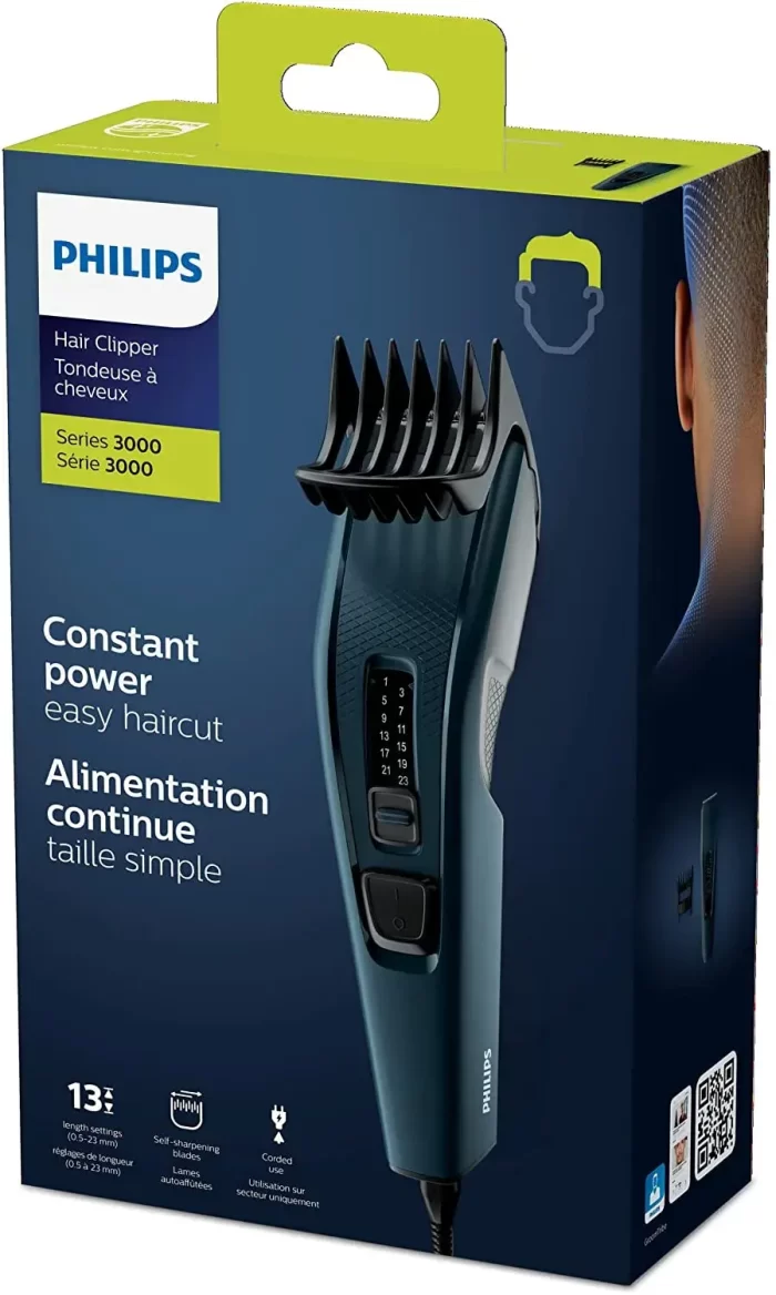 Philips Hair Clipper Series 3000, Grooming Kit HC3505/15