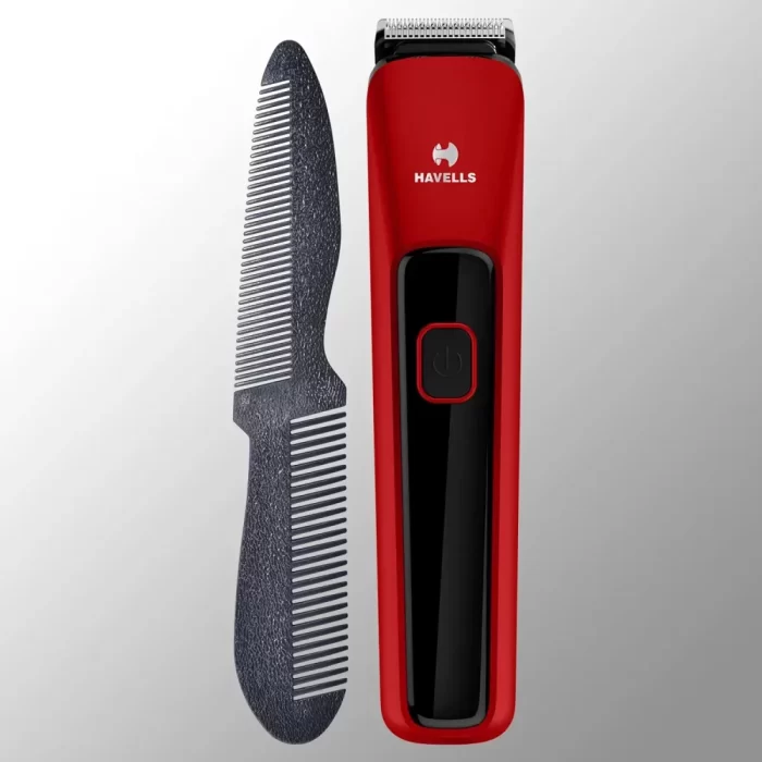 Havells BT5111C Cordless Beard Trimmer with Comb (Black & Red) - Image 2