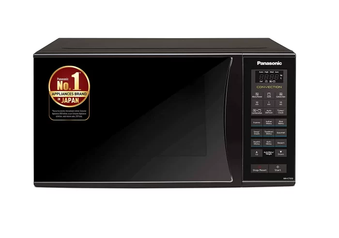 Panasonic 23L Convection Microwave Oven(NN-CT353BFDG,Black Mirror, 360° Heat Wrap, Magic Grill)