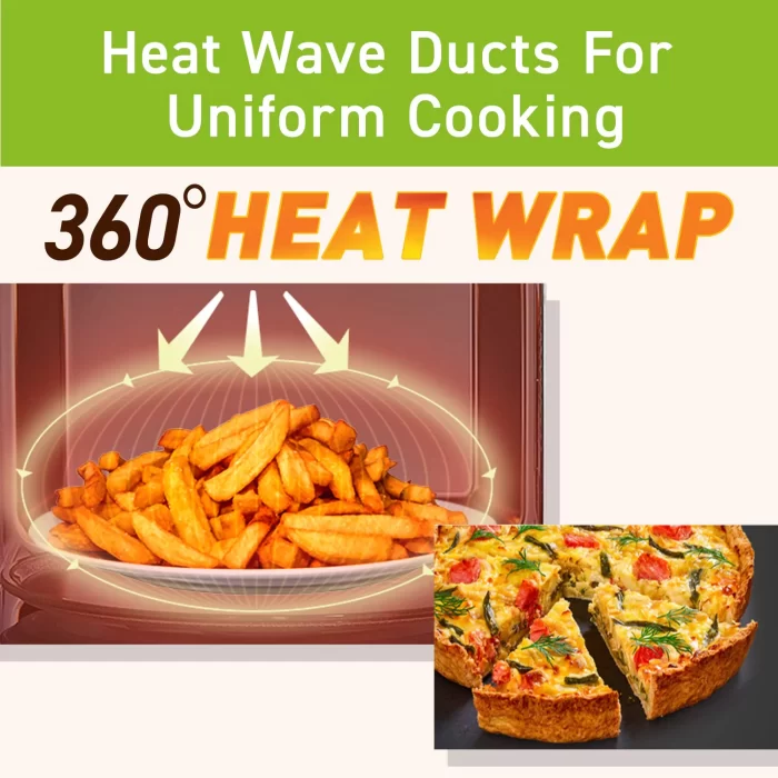 Panasonic 23L Convection Microwave Oven(NN-CT353BFDG,Black Mirror, 360° Heat Wrap, Magic Grill) - Image 4