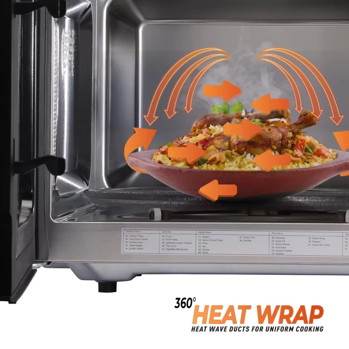 Panasonic 23L Convection Microwave Oven(NN-CT353BFDG,Black Mirror, 360° Heat Wrap, Magic Grill) - Image 5