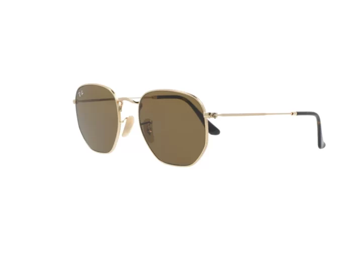 Polarized Hexagonal Sunglasses with UV Protection