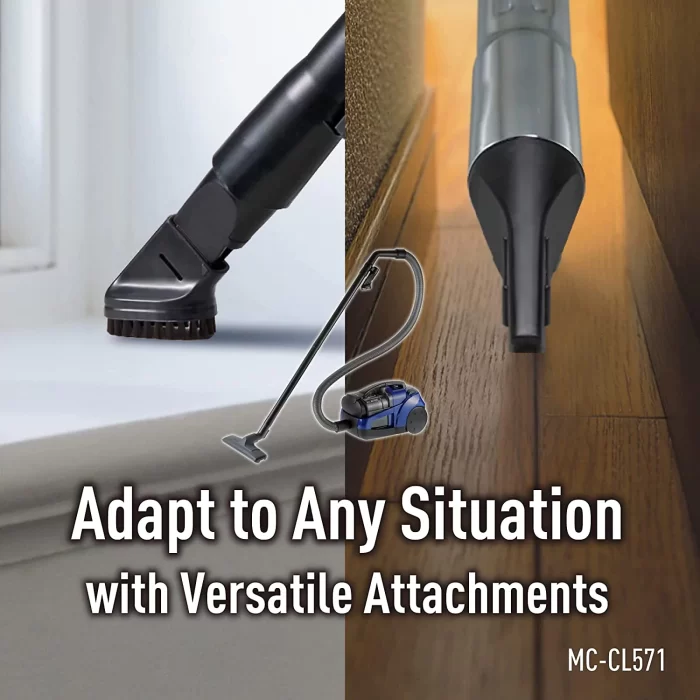 Panasonic Mc Cl571 Mega Cyclone Bagless Vacuum Cleaner 1600 W Blue - Image 2