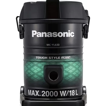Panasonic Drum Vacuum Cleaner, MC-YL633, 2000W, Anti-Bacteria Filter, 21L Dust Capacity, Suit to Large Residential Units, 1Y W