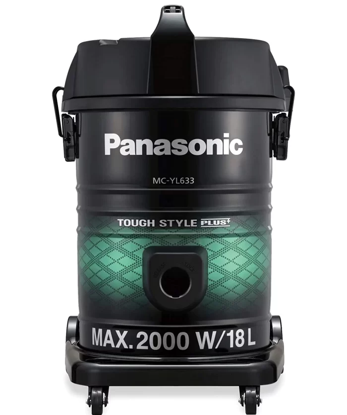 Panasonic Drum Vacuum Cleaner, MC-YL633, 2000W, Anti-Bacteria Filter, 21L Dust Capacity, Suit to Large Residential Units, 1Y W