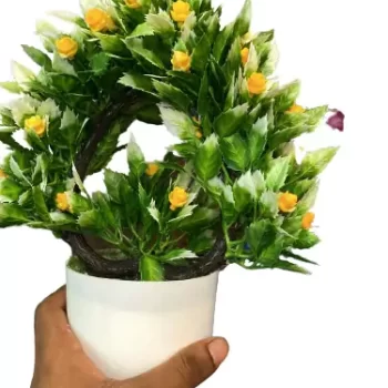 Artificial Plant for Home, Office Decor Ornamental Plant for Interior Decor / Home Decor / Office Décor (Medium Size Plant with Pot)