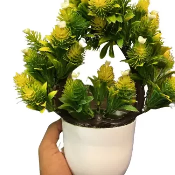Artificial Plant for Home, Office Decor Ornamental Plant for Interior Decor / Home Decor / Office Décor (Medium Size Plant with Pot)