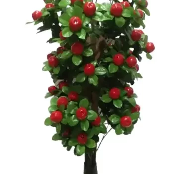 Interior Artificial plants 140cm Cherry Tree living room decoration plastic plants house bonsai Plant for Home, Office Decor Ornamental Plant for Interior Decor / Home Decor / Office Décor (Large Size Plant without Pot )