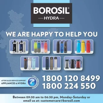 Borosil Stainless Steel Hydra SportSip - Vacuum Insulated Flask Water Bottle, 710 ML, Blue - Image 3