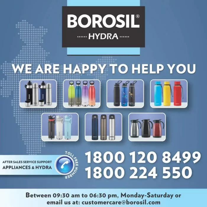 Borosil Stainless Steel Hydra EasySip Classic Vacuum Insulated Flask Water Bottle,750 ml Bronze - Image 3