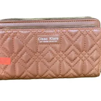Zip around leather wallet for Girls and Women