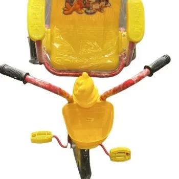 Baby Tricycle Yellow 2-5 Years with Basket and Arm Rest