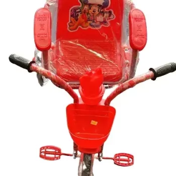 Baby Tricycle Red 2-5 Years with Basket and Arm Rest
