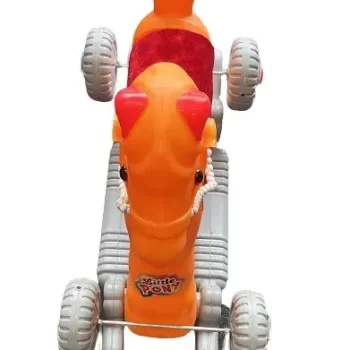 Baby 2 in 1 Horse Rider n Rocker BAADAL Horse for Kids - Orange