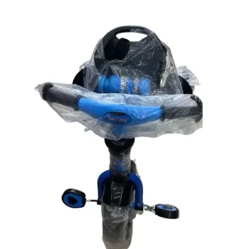 JoyRide Stylish Sports Trike Push & Plug Baby Trike| Tricycle for Kids| Boys| Girls Age Group 2 to 5 Years (BLUE)