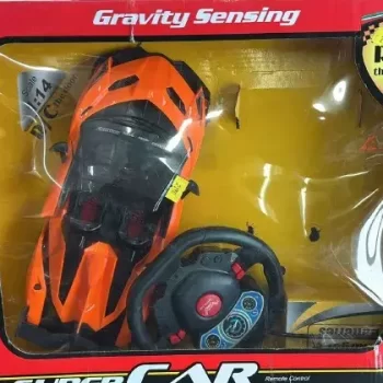 Lamborghini King Speeder With Steering Wheel Button Control 1:12 Scale Racing Car