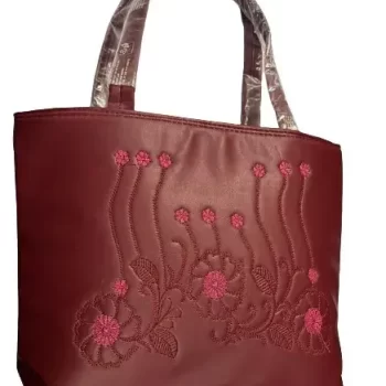 Stylish Red Leather Handbag for Women ( 40cm x 28cm)