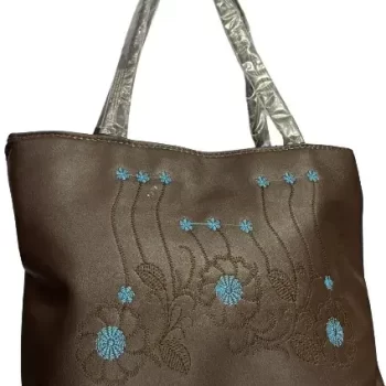 Stylish Brown Leather Handbag for Women ( 40cm x 28cm)