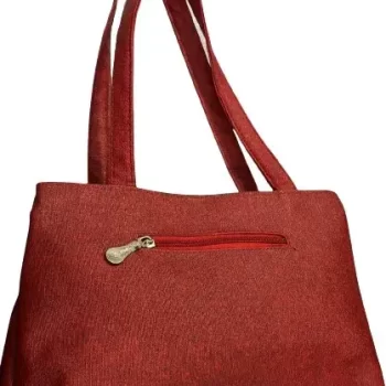 Stylish Red Trendy Handbag for Women ( 40cm x 24 cm ) - Image 2