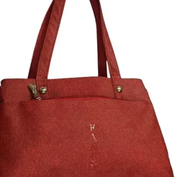 Stylish Red Trendy Handbag for Women ( 40cm x 24 cm )