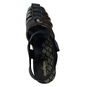 Maskara Black Casual Chappal/Slippers for Women's - Fashion Sandal (Size 8)