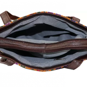 Women Multicolor Stylish Handbag ( 40cm x 28cm) with Small Purse - Image 2