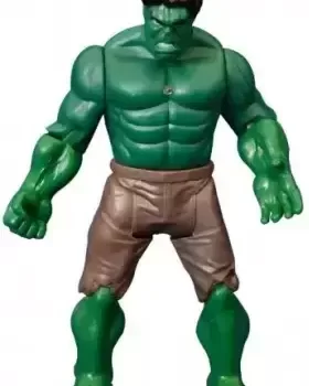Avengers Hulk Set Of 4 (Glove, Disc Shooter, Mask, Hulk Figure) Free Target Board  (Green) - Image 3