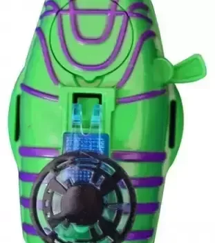 Avengers Hulk Set Of 4 (Glove, Disc Shooter, Mask, Hulk Figure) Free Target Board  (Green) - Image 4