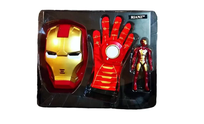 RIANZ Avengers Iron Man 3 In 1 Gift-Set - Vente Avengers 3 in 1 Gift-set 1 Glove + 1 Mask + 1 Action Figure (IRON MAN) - Image 4
