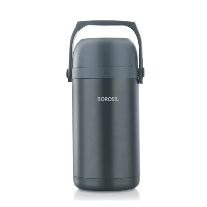Borosil - Hot-N-Fresh Stainless Steel Insulated Lunch Box, Set of 4 (2pcs 350 ml + 2pcs 420 ml), Grey - Image 6
