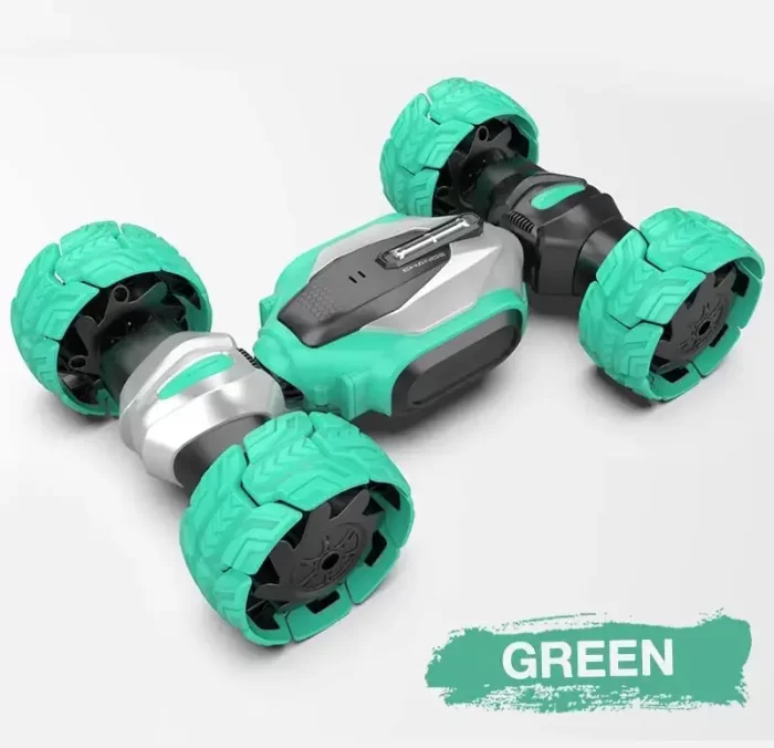 High Speed 360 Degree Rotating 2.4Ghz Remote Control Climbing Car 4WD Deformation RC Stunt Car with Music Dance Light Deformation Explosive Wheel Dual Sided Motion Twist Off Road Car Toys for Kids - Image 5