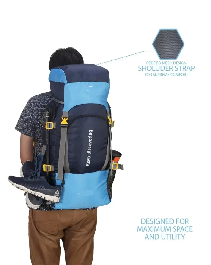 Rucksack bags 75 litres travel bag tourist bag for travel backpack for hiking trekking Bag for camping - Image 2