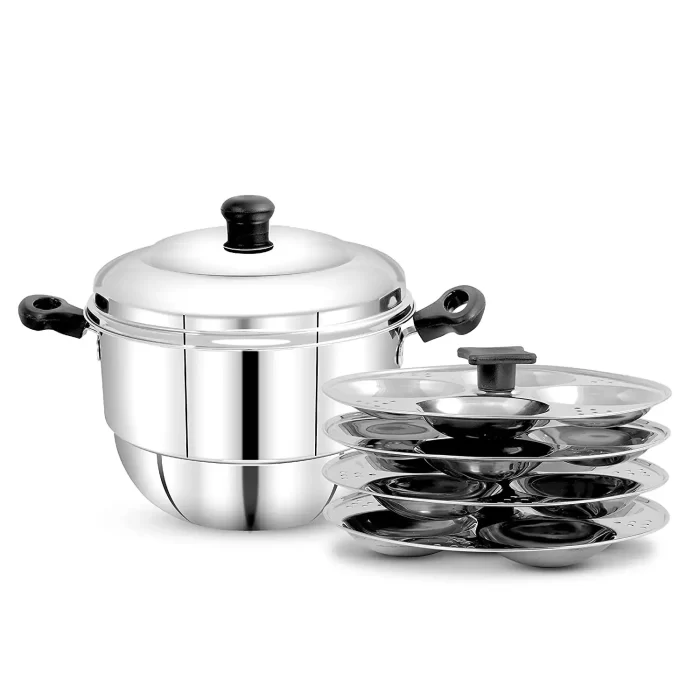 Pigeon Stainless Steel Idli Maker without Whistle