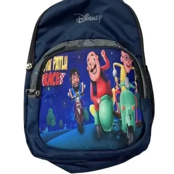 Kids School Backpack Cartoon Character Bags best for Boys and Girls - Motu Patlu
