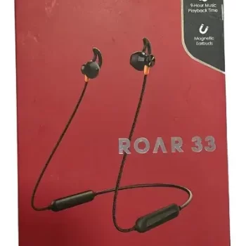 Itel IEB-33 Neck Earphones (Black) Wireless Bluetooth Headset - magnetic earbud - Image 3