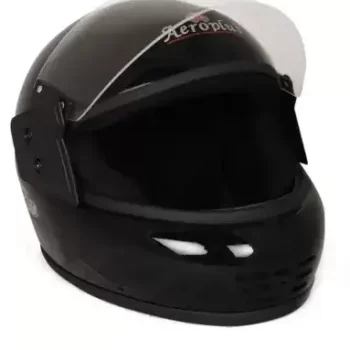 Turtle Aeroplus Smart Motorbike Helmet (Black) ISI Certified Full Face Helmet for Men with Inner Smoke Sun Shield Outer Clear Visor ( Large 600 MM) - Image 3