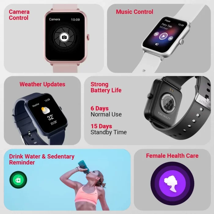 Fire-Boltt Ninja Call Pro Plus 1.83" Smart Watch with Bluetooth Calling - Image 2