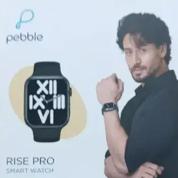 Pebble RISE PRO Smartwatch Bluetooth Calling Smartwatch , water resistant with Health Tracker - Image 3