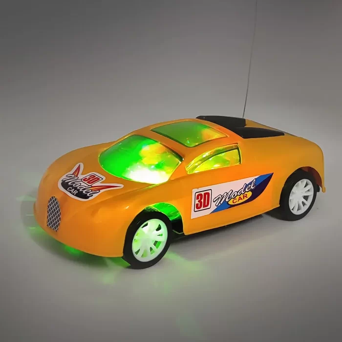 NHR Model Car Simulation Full - Function Go Forward, Backward, Stop, Remote Control car for Kids (Yellow) - Image 2
