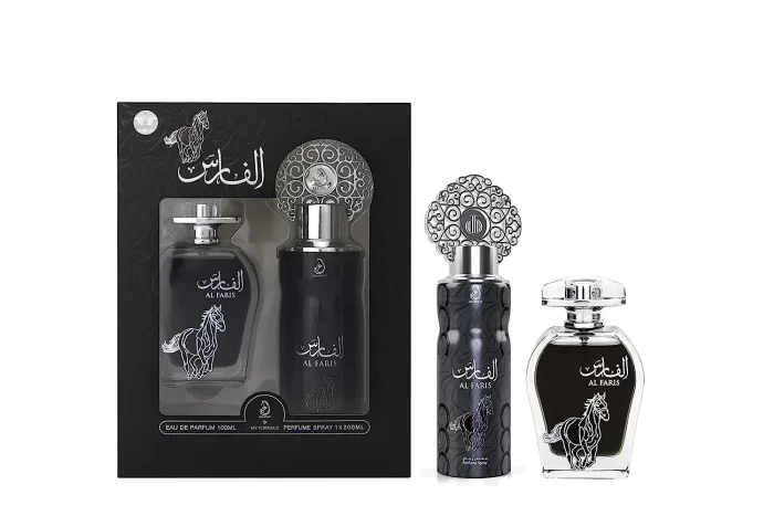 Arabiyat Al Faris EDP 100ml + Perfume spray 200ml, Gift set for Men & Women - Image 3