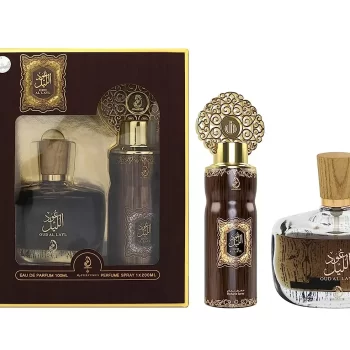 ARABIYAT OUD AL LAYL EDP 100ML + PERFUME SPRAY 200ML | GIFT SET FOR MEN & WOMEN - Image 3