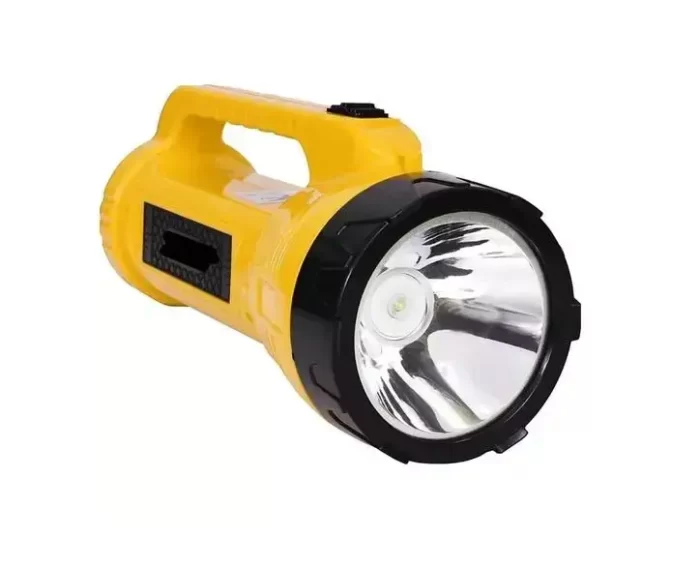 D BOS 15 WATT LSAER LED Rechargeable Torch-15W Long Range LED 12Hrs Standby (Yellow)