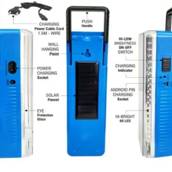 Rock Light Rechargeable Emergency LED Light with 8 Hr Lighting Time , 36 SMD LED's (with USB Charging - RL 53A) Blue - Image 3