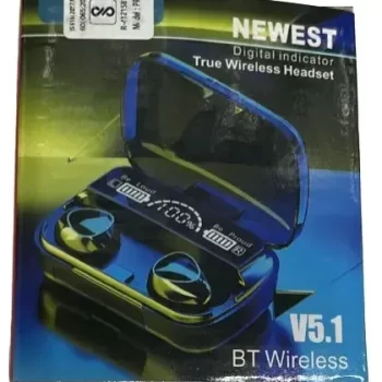 M10 Earbuds Plus Bluetooth Gaming HeadsetBlack(pack of 1) Bluetooth Headset  (Black, True Wireless) - Image 2