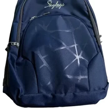 Overnighter Backpack, Travel Laptop Bag, Black Polyester Backpack for Men and Women, Spacious Shoulder Bag for  Office , School , Travelling and Camping