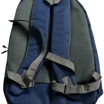 Overnighter Backpack, Travel Laptop Bag, Black Polyester Backpack for Men and Women, Spacious Shoulder Bag for  Office , School , Travelling and Camping - Image 2