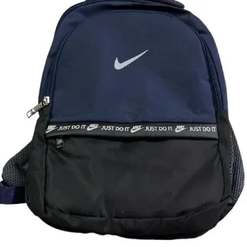 Overnighter Backpack, Travel Laptop Bag, Black Polyester Backpack for Men and Women, Spacious Shoulder Bag for  Office , School , Travelling and Camping